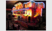 Fun-House with 2 floors on semitrailer